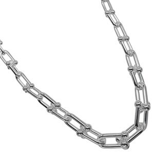 Tiffany Graduated Link Necklace Silver
